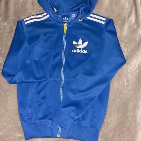 Vintage Adidas Originals Blue Track Jacket - Picture 3 of 6